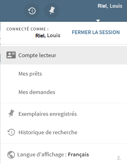 Connecté comme