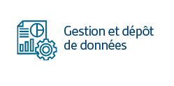 Gestion et d&eacute;p&ocirc;t de donn&eacute;es.