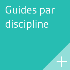 Guides par discipline.